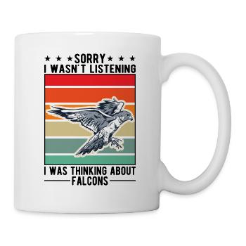 Falke Falkner Kestrel Falconry Falkner - Mug - white - Right