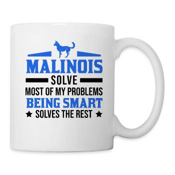 Malinois Gift Belgian Shepherd - Mug - white - Right