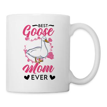 Best Goose Mom Ever Gänse Mama - Tasse - Weiß - Rechts