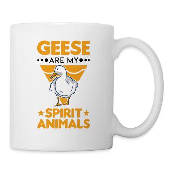 Geese Spirit Animal Goose Farmer Goose Goose - Mug - white - Right