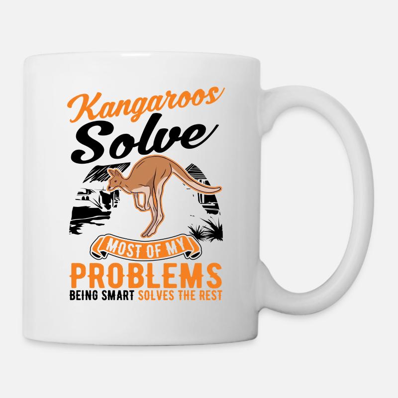 Känguru Australien Kangaroo - Tasse - Weiß