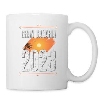 Grande Canarie 2023 (Garantie du prix le plus bas) - Mug blanc - blanc - Droite