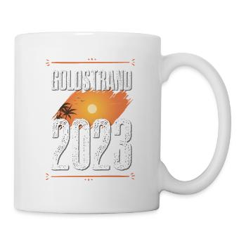 Goldstrand 2023 - Tasse - Weiß - Rechts