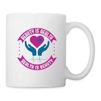 BEAUTY IS HEALTHY HEALTHY IS BEAUTY - Mug - white - Right