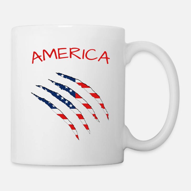 America - Tasse - Weiß