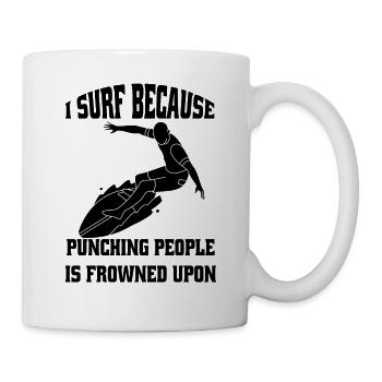 Surfer Surfboard Surfing Surfer Surfer - Mug - white - Right