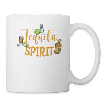 Tequila ist mein Seelentier Cinco De Mayo Mexiko - Tasse - Weiß - Rechts