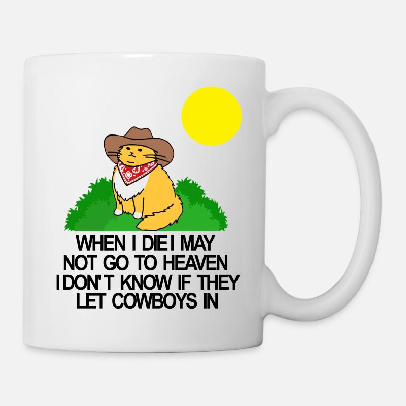 Cowboy cat - Mug - white