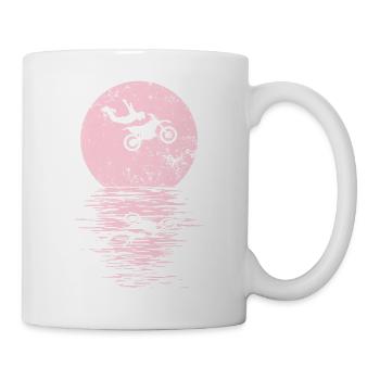 Enduro Moto Supermotard Moto Moto Motocross - Mug blanc - blanc - Droite