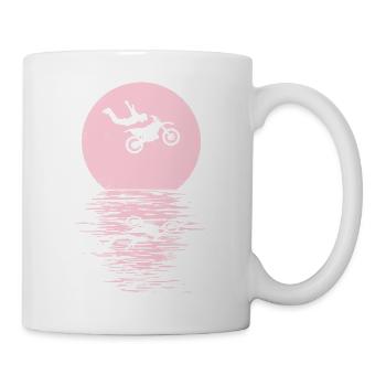 Enduro Moto Supermotard Moto Moto Motocross - Mug blanc - blanc - Droite
