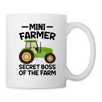 Farmer Secret Boss of Farm CEO Table - Mug - white - Right