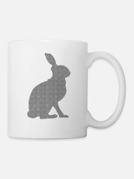 Hase - Tasse - Weiß