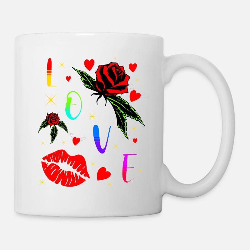love - Mug blanc - blanc