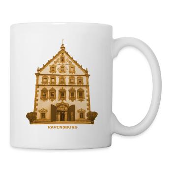 Ravensburg Lederhaus Schwaben Bodensee Baden-Württ - Tasse - Weiß - Rechts