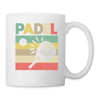Padel Paddle Raquette Tennis Sport I Cadeau - Mug blanc - blanc - Droite