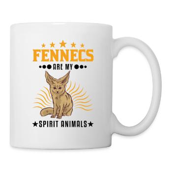Fennek Spirit Animal Desert Fox - Mug - white - Right