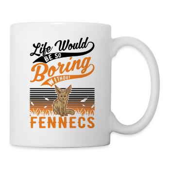 Fennec Gift Fennec Desert Fox - Mug - white - Right