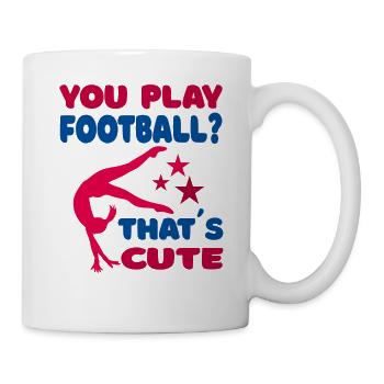 Gymnaste Gymnastique Gymnastique Club de gymnastique filles - Mug blanc - blanc - Droite