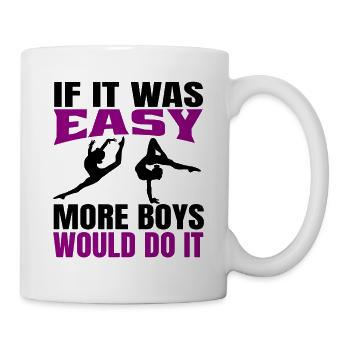 Gymnastique Filles Gymnastique Club de gymnastique Gymnaste - Mug blanc - blanc - Droite
