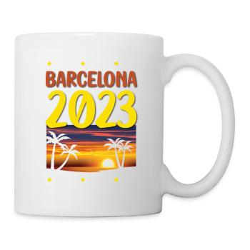 Barcelona 2023 - Tasse - Weiß - Rechts