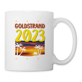 Goldstrand 2023 - Tasse - Weiß - Rechts