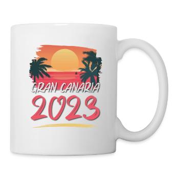 Grande Canarie 2023 (Garantie du prix le plus bas) - Mug blanc - blanc - Droite