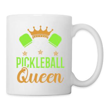Pickleball-königin Paddel-sport Spiel Spieler - Tasse - Weiß - Rechts