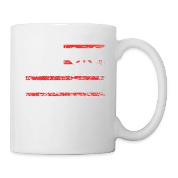 Pickleball American Paddle Sports Flag - Mug blanc - blanc - Droite
