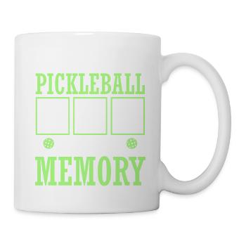 Pickleball Spielen Verbessert Das Gedächtnis - Tasse - Weiß - Rechts