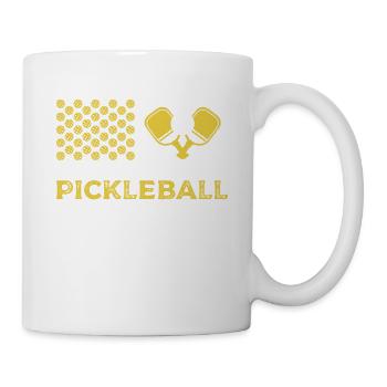 Pickleball American Paddle Sports Flag - Mug blanc - blanc - Droite