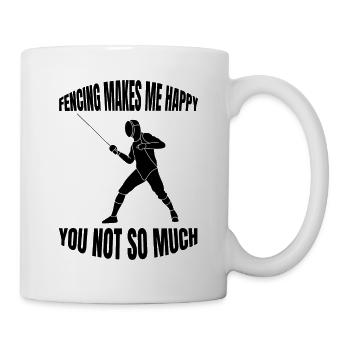 Fencing Fencing Training Gift Fencing Sport - Mug - white - Right