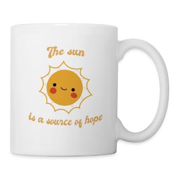 The Sun Is A Source Of Hope Cute Sun Designs - Mug - white - Right