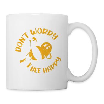 Don't Worry Bee Happy 40 - Mug - white - Right