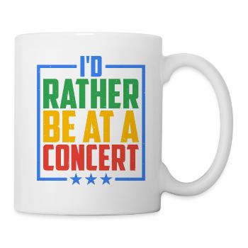 Je préfère être à un concert 5 - Mug blanc - blanc - Droite