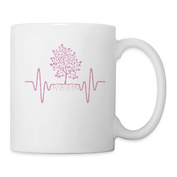 Heartbeat ECG Garden Gardener Outfit - Mug - white - Right