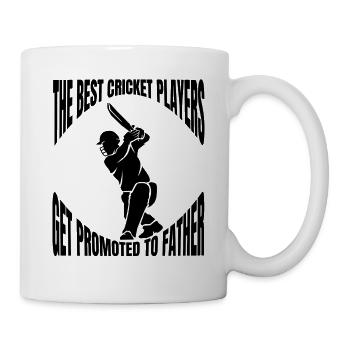 Kricket Kricketmannschaft Cricket Kricketteam - Tasse - Weiß - Rechts