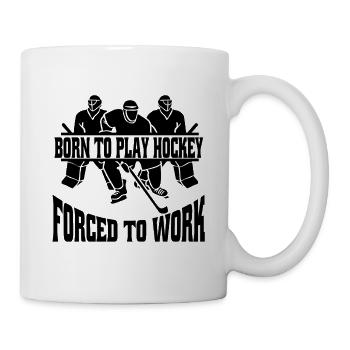 Joueur de hockey sur glace Fan de hockey Équipe de hockey sur glace Hockey sur glace - Mug blanc - blanc - Droite
