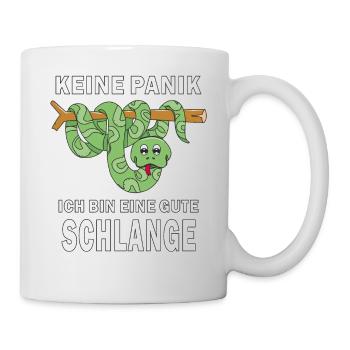 BIN EINE GUTE SCHLANGE - Tasse - Weiß - Rechts