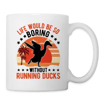 Indian Running Duck Gift Running Duck - Mug - white - Right