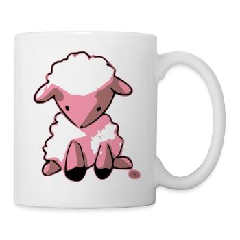 Milo le petit mouton - Mug blanc - blanc - Droite