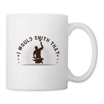 Metalsmith I Would Smith That Funny Blacksmith - Mug blanc - blanc - Droite