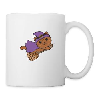 Cat Halloween Witch Children Witches Costume - Mug - white - Right