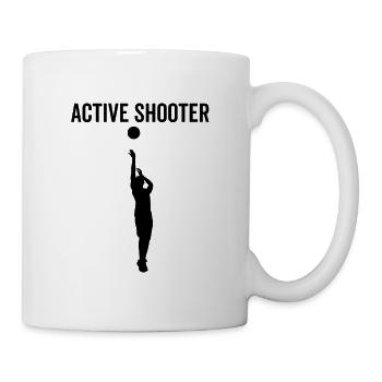Active Shooter Basketball - Mug - white - Right