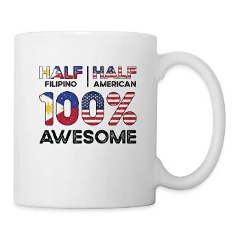 Né philippin Philippines Américains USA - Mug blanc - blanc - Droite