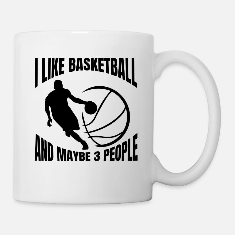 Basket-ball Équipe de basket-ball Basketteur - Mug blanc - blanc