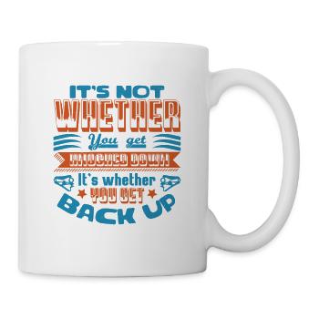 CE N’EST PAS SI VOUS L’OBTENEZ SI VOUS DÉFINISSEZ - Mug blanc - blanc - Droite