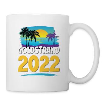 Goldstrand 2023 - Tasse - Weiß - Rechts