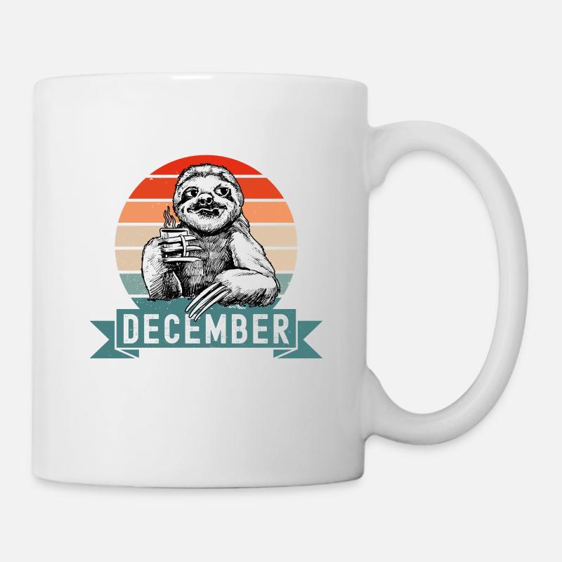 Legends Were Born In December 1990 Sloth Sloth - Mug - white