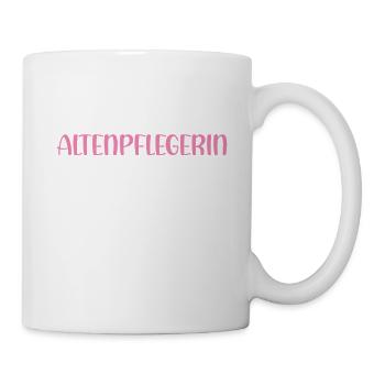 Ich bin Altenpflegerin ein Herzstück der - Tasse - Weiß - Rechts