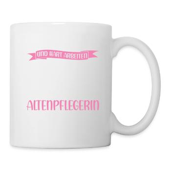 Pflegekraft Senioren Betreuung Pflege - Tasse - Weiß - Rechts